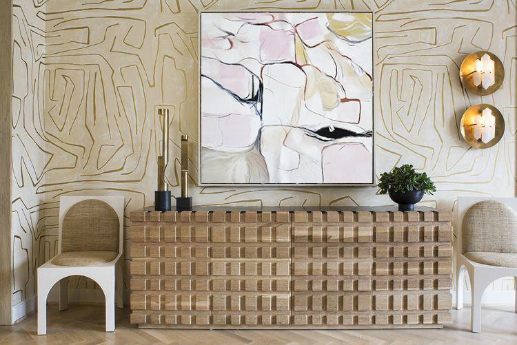 Extra Large Acrylic Painting On Canvas,Oversized Abstract Painting,Modern Canvas Art,White,Pink,Yellow,Gray.etc